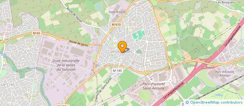 localisation de l'entreprise SOC D EXPL DES ETS CHAPTAL à VENDARGUES