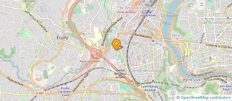 localisation de l'entreprise SOC D EXPL DES ETS J PATRU  LYON 9EME