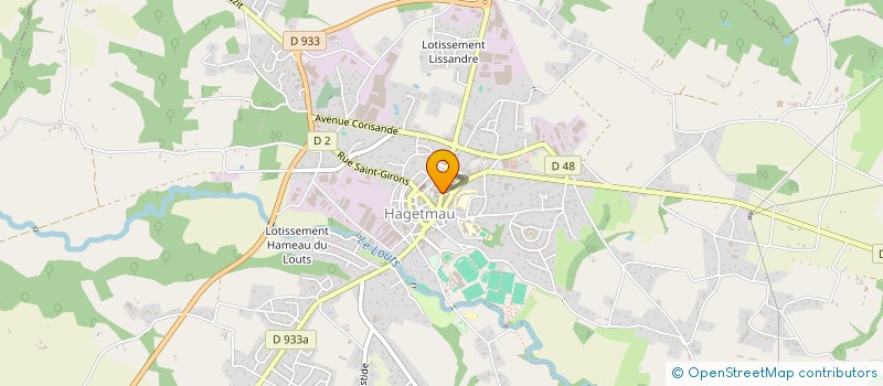 localisation de l'entreprise SOC D'EXPL DES ETS R DARAIGNEZ à HAGETMAU