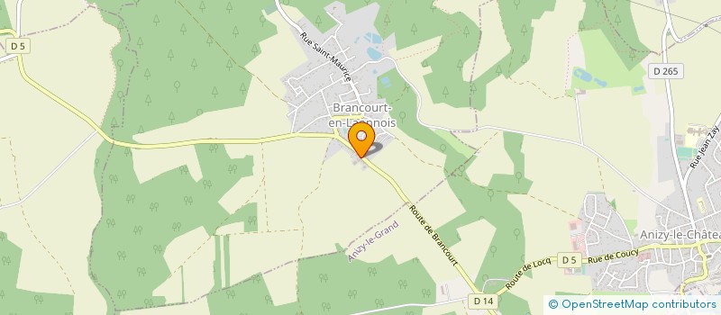 localisation de l'entreprise SOC D EXPL DES ETS VERNEUIL J à BRANCOURT-EN-LAONNOIS