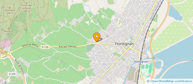 localisation de l'entreprise SOC D'EXPL ETABL JOSS SERVICE à FRONTIGNAN