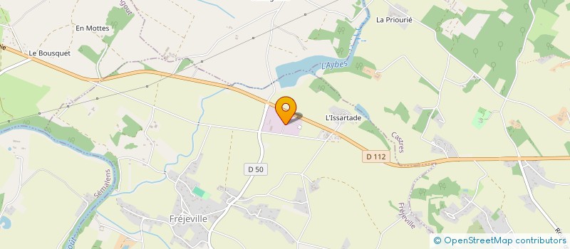 localisation de l'entreprise SOC D'EXPL ETS DUCROS SOULET à FREJEVILLE