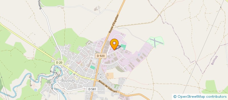 localisation de l'entreprise SOC D EXPL ETS FROMAGET  BOZOULS