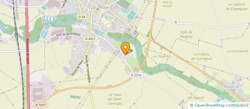 localisation de l'entreprise SOC D EXPL ETS JEAN JOUARD à ROYE