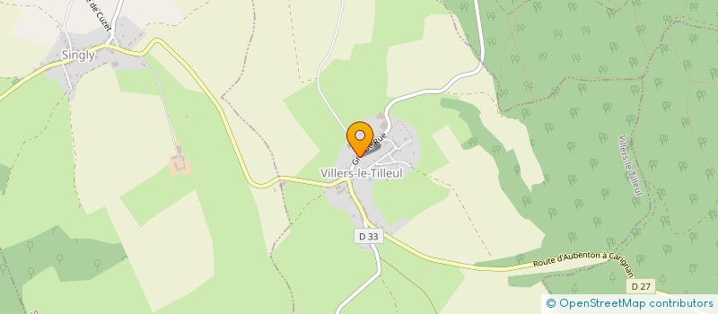 localisation de l'entreprise SOC D EXPL FORESTIERE DE SINGLY  SINGLY