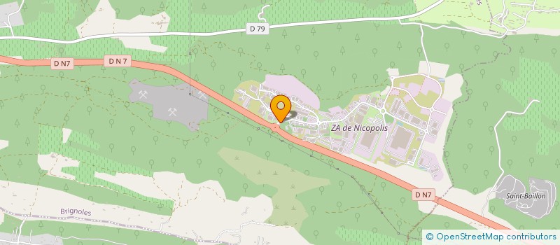 localisation de l'entreprise SOC D'EXPLOI DES ETS RASTEGUE à BRIGNOLES