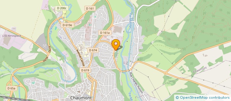 localisation de l'entreprise SOC D'EXPLOIT ABATTOIRS DE CHAUMONT  CHAUMONT