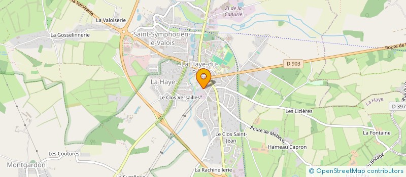 localisation de l'entreprise SOC D EXPLOIT DE L ENTREPRISE CAPELLI à LA HAYE
