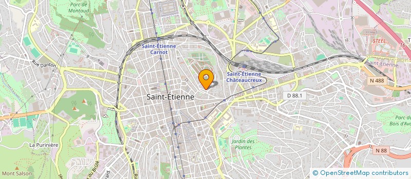 localisation de l'entreprise SOC D EXPLOIT DES ETS DI MAGGIO GAETAN  SAINT-ETIENNE