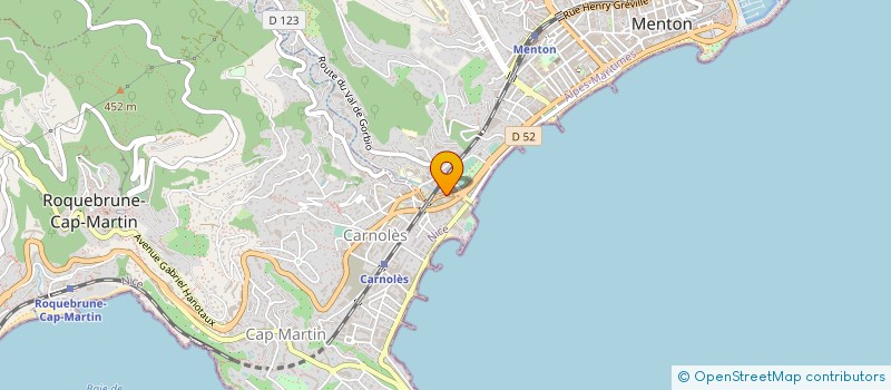 localisation de l'entreprise SOC D'EXPLOIT DES ETS GERACE à ROQUEBRUNE-CAP-MARTIN