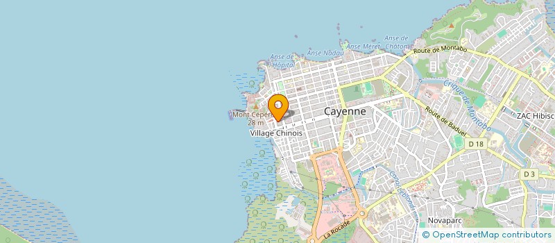 localisation de l'entreprise SOC D'EXPLOIT DES ETS HO COUI YOUN à CAYENNE