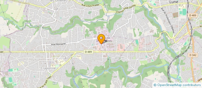 localisation de l'entreprise SOC D EXPLOIT DES ETS PECHOUX  CRAPONNE