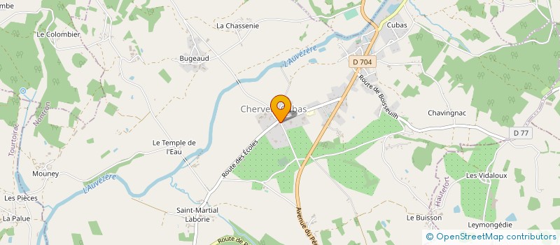 localisation de l'entreprise SOC D EXPLOIT DES ETS ROCHE JEAN à CHERVEIX-CUBAS