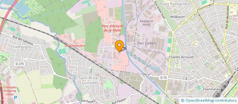 localisation de l'entreprise SOC D EXPLOIT DURET SARL à SAINT-BRICE-COURCELLES