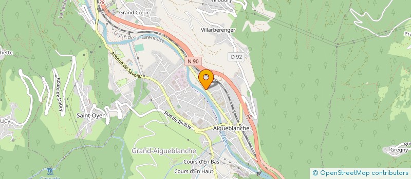 localisation de l'entreprise SOC D'EXPLOIT ENTR CHABERT ANDRE ETFILS  GRAND-AIGUEBLANCHE