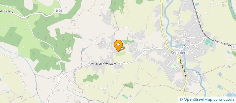 localisation de l'entreprise SOC D' EXPLOIT ETS AMIEL à SEMALENS