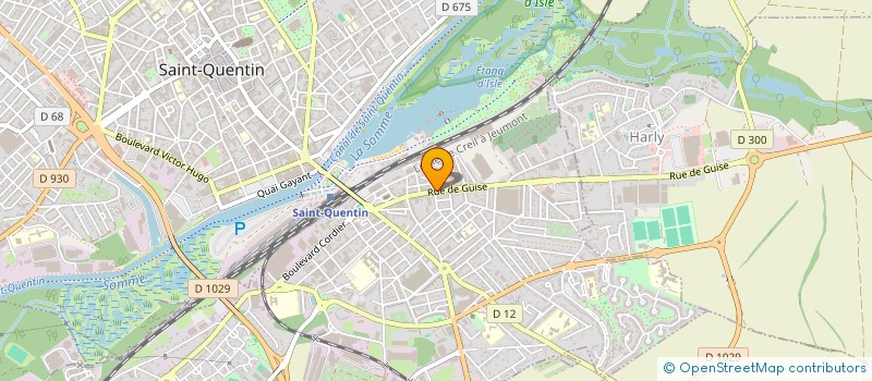 localisation de l'entreprise SOC D EXPLOIT HOTELIERE DE GUISE à SAINT-QUENTIN