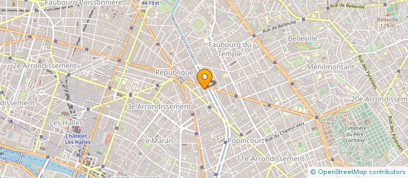 localisation de l'entreprise SOC D EXPLOIT HOTELIERE MAIKE SEHM  PARIS