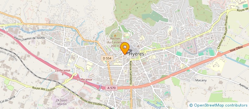 localisation de l'entreprise SOC D EXPLOIT LIBRAIRIE DU LYCEE à HYERES