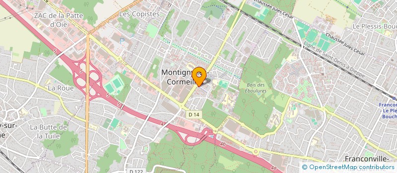localisation de l'entreprise SOC D'EXPLOIT PANIFICATION ARTISANALE à MONTIGNY-LES-CORMEILLES