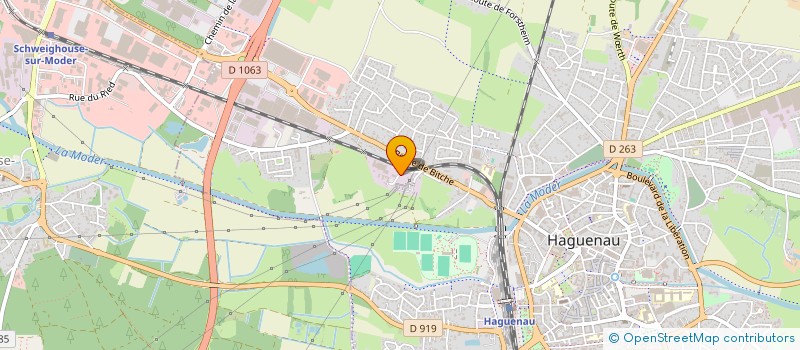 localisation de l'entreprise SOC D EXPLOITA DE L ABATTOIR à HAGUENAU