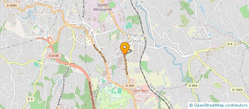 localisation de l'entreprise SOC D'EXPLOITAT DES ETS CASACCI ARMAND à GRASSE