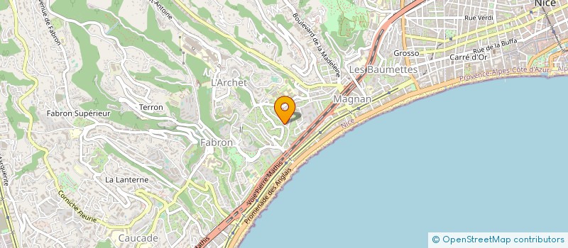 localisation de l'entreprise SOC D'EXPLOITATION ANCIENS ETS PANNAR à NICE