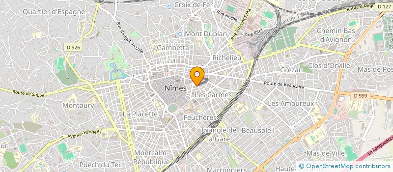 localisation de l'entreprise SOC D'EXPLOITATION CAFE ET BRASSERIE  NIMES