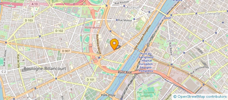 localisation de l'entreprise SOC D EXPLOITATION CER PARIS OUEST à PARIS