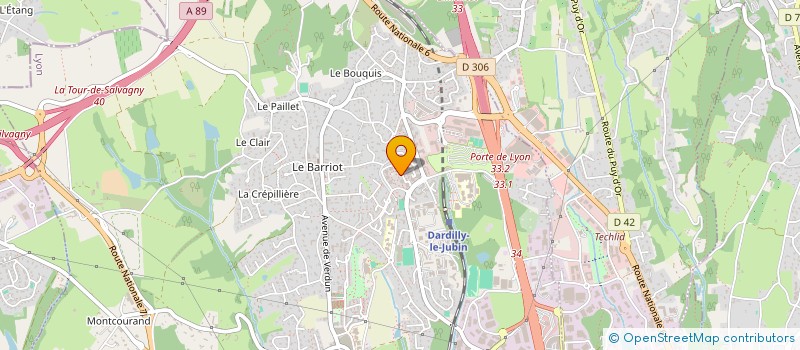 localisation de l'entreprise SOC D'EXPLOITATION DE COMMERCE INT  DARDILLY