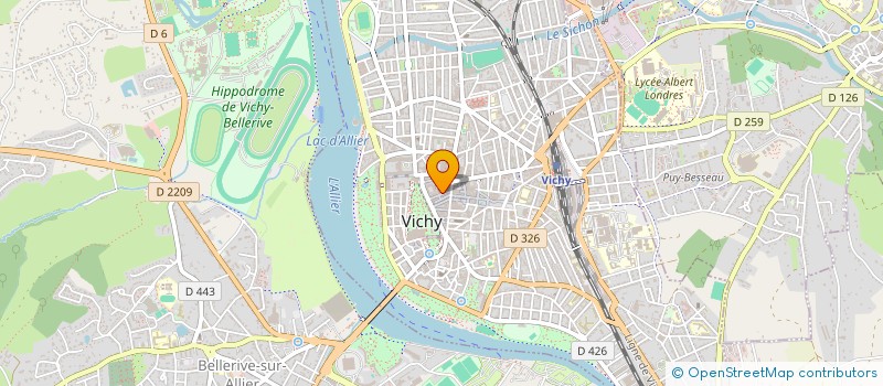 localisation de l'entreprise SOC D EXPLOITATION DE FRANCHISE à VICHY
