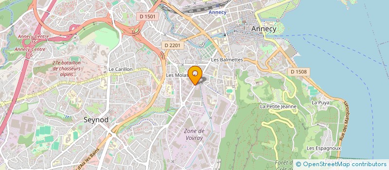 localisation de l'entreprise SOC D'EXPLOITATION DE L'ABATTOIR ANNECY à ANNECY