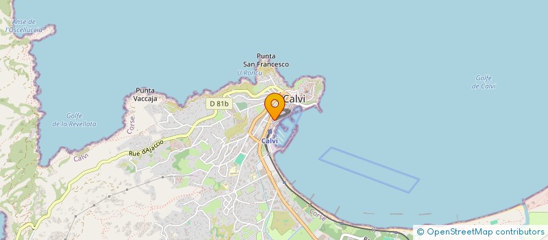 localisation de l'entreprise SOC D'EXPLOITATION DE L'ABRI-COTIER à CALVI