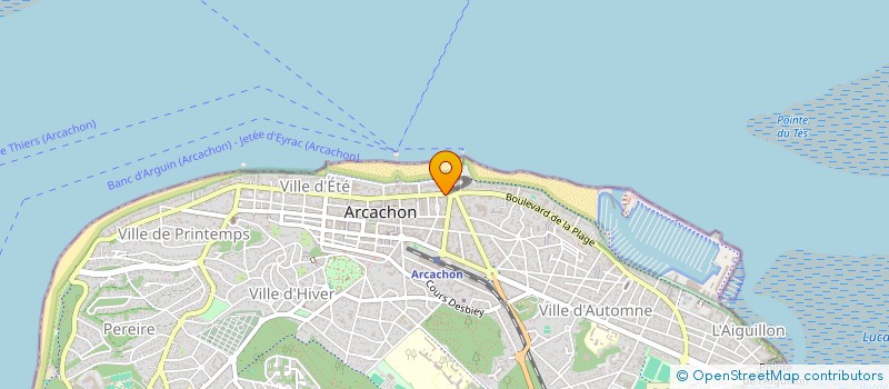 localisation de l'entreprise SOC D'EXPLOITATION DE L'AVENUE  ARCACHON