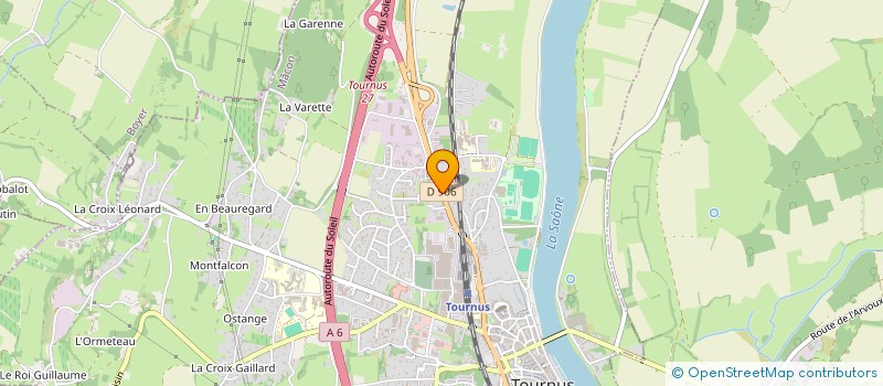 localisation de l'entreprise SOC D EXPLOITATION DE L HOTEL BELLEVUE à TOURNUS