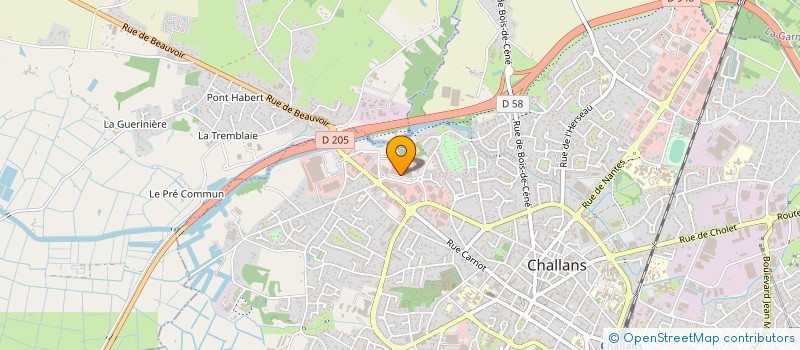 localisation de l'entreprise SOC D EXPLOITATION DE L UNIVERS DU PIN à CHALLANS