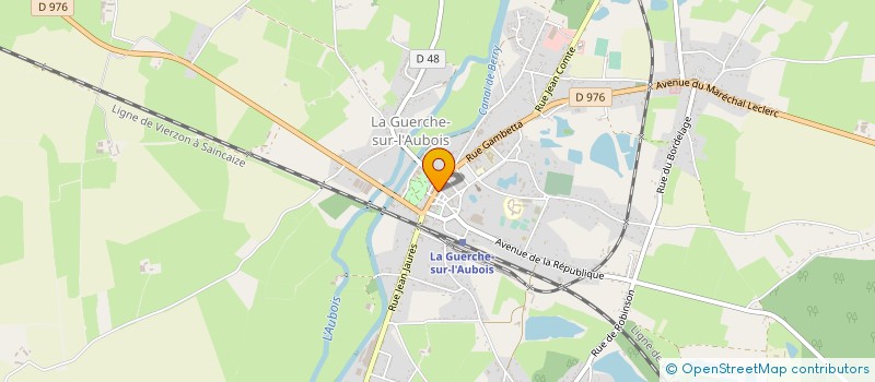 localisation de l'entreprise SOC D EXPLOITATION DE MAGASINS TEXTILES  LA GUERCHE-SUR-L'AUBOIS