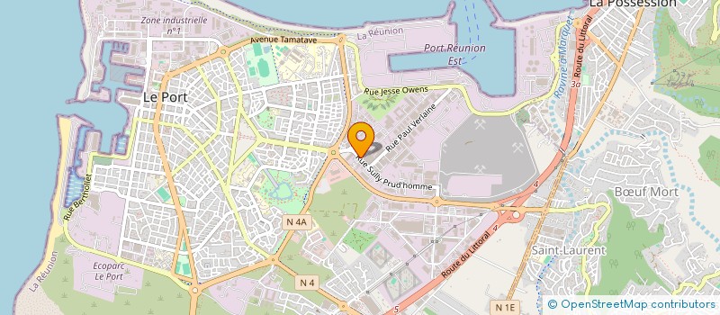 localisation de l'entreprise SOC D'EXPLOITATION DE MARQUES à LE PORT
