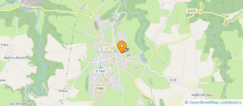 localisation de l'entreprise SOC D EXPLOITATION DES ETAB AUBOIRON à EVAUX-LES-BAINS