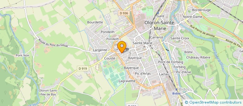 localisation de l'entreprise SOC D'EXPLOITATION DES ETAB BERNASQUE à OLORON-SAINTE-MARIE