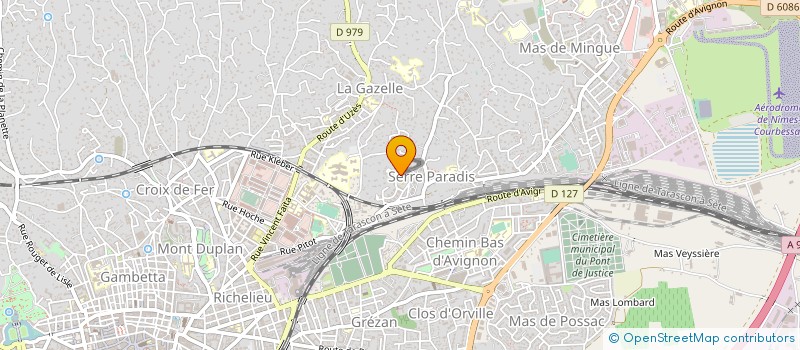 localisation de l'entreprise SOC D'EXPLOITATION DES ETS ADRIANO à NIMES