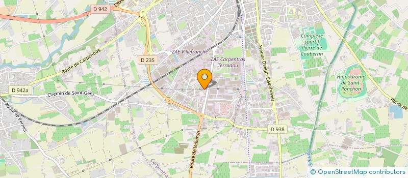 localisation de l'entreprise SOC D'EXPLOITATION DES ETS BAUD à CARPENTRAS