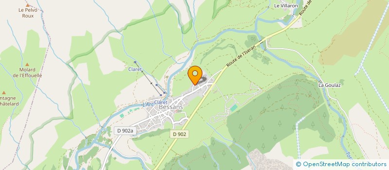 localisation de l'entreprise SOC D'EXPLOITATION DES ETS BERNARD à VAL-CENIS