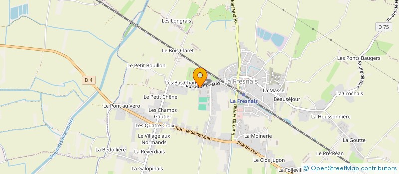 localisation de l'entreprise SOC D'EXPLOITATION DES ETS BERNARD à LA FRESNAIS