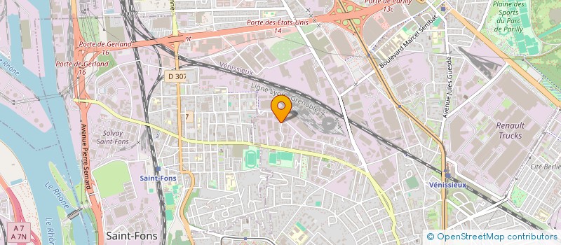 localisation de l'entreprise SOC D EXPLOITATION DES ETS CANO à VENISSIEUX