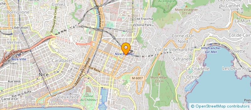 localisation de l'entreprise SOC D'EXPLOITATION DES ETS FABECO à NICE