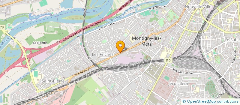localisation de l'entreprise SOC D EXPLOITATION DES ETS GEORGE à MONTIGNY-LES-METZ
