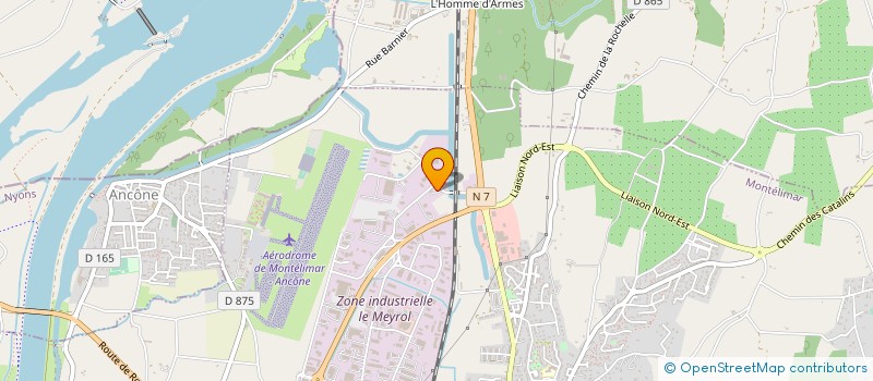 localisation de l'entreprise SOC D'EXPLOITATION DES ETS GIRAUD-BOUCHE à MONTELIMAR