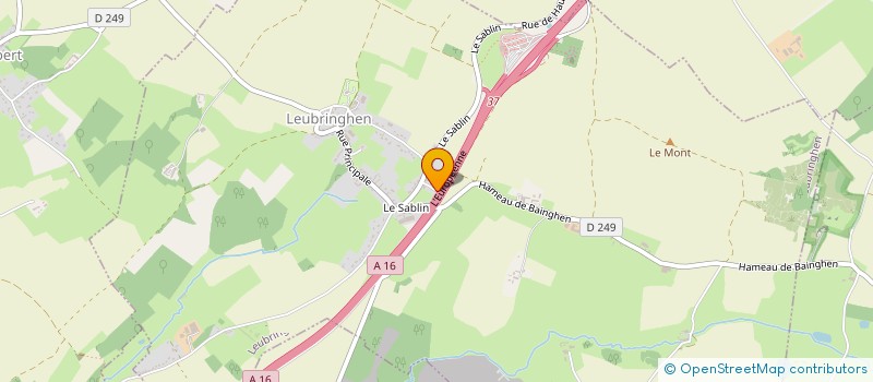 localisation de l'entreprise SOC D'EXPLOITATION DES ETS LECOUTRE  LEUBRINGHEN