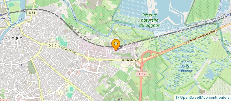 localisation de l'entreprise SOC D'EXPLOITATION DES ETS LGR à AGDE